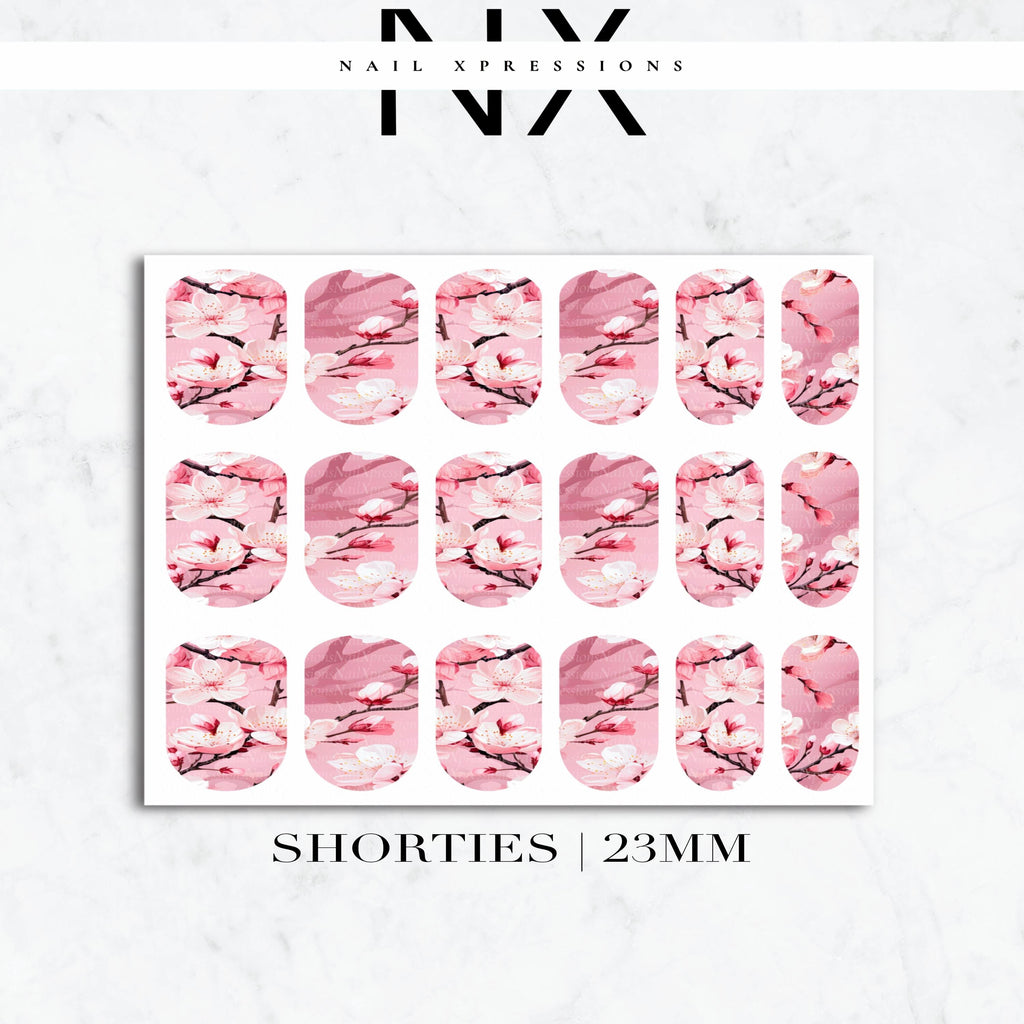 Cherry blossom Nail Decals | Nail Art Water Transfer | Nail Wraps
