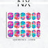 Stained Glass Nail Decals | Nail Art Water Transfer | Nail Wraps