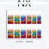 Ombré Leopard Rainbow Nail Decals | Nail Art Water Transfer | Nail Wraps