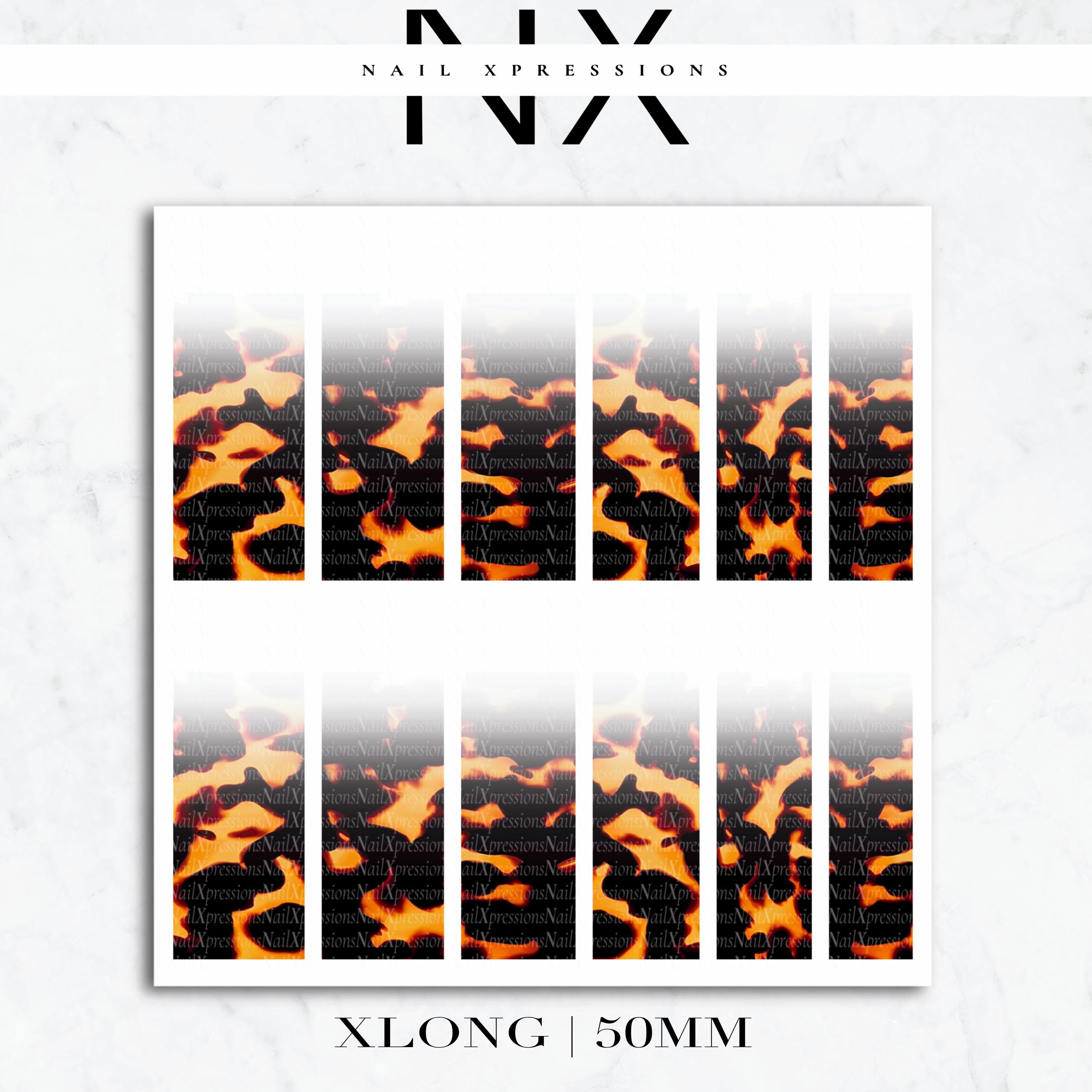 Ombré Tortoise Shell Nail Decals | Nail Art Water Transfer | Nail Wraps