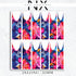 Abstract Flowers French Nail Decals | Nail Art Water Transfer | Nail Wraps