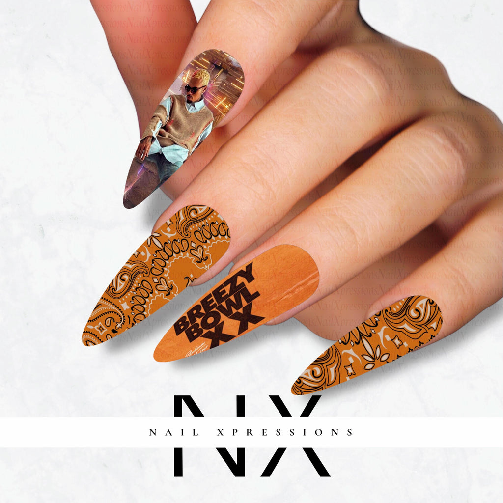 C. Breezy Nail Wraps | Nail Art Water Transfer | Nail Wraps
