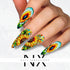 Stained Glass Sunflower Nail Decals | Nail Art Water Transfer | Nail Wraps