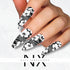 Monochrome Tropical Paradise Nail Decals | Nail Art Water Transfer | Nail Wraps