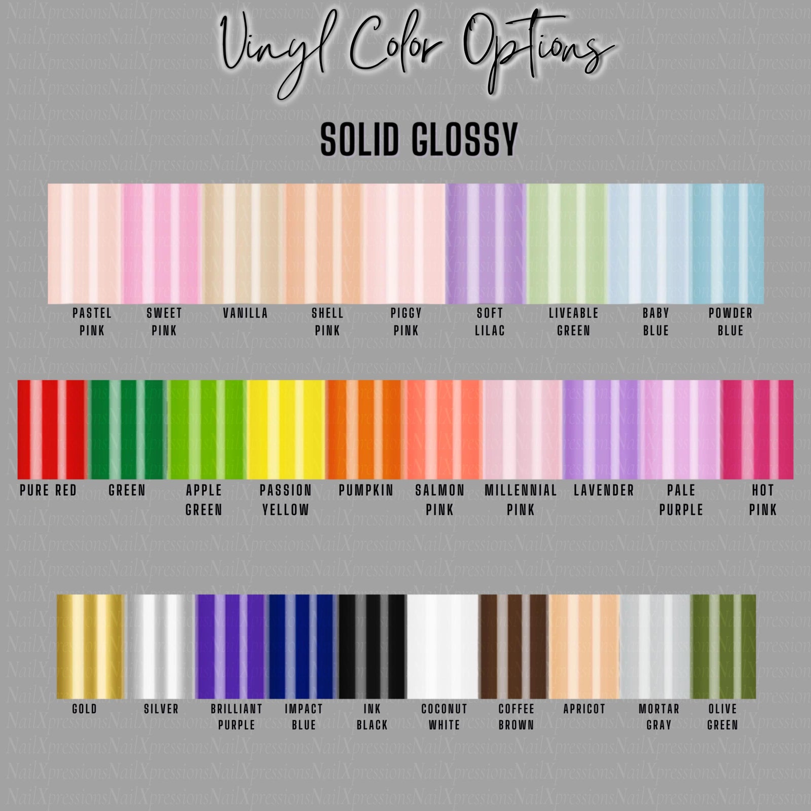 Cute Mouse Vinyl Nail Art Stickers | Multiple Color Options