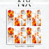 Fall Leaves Marbled Nail Decals | Nail Art Water Transfer | Nail Wraps