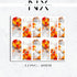 Fall Leaves Marbled Nail Decals | Nail Art Water Transfer | Nail Wraps