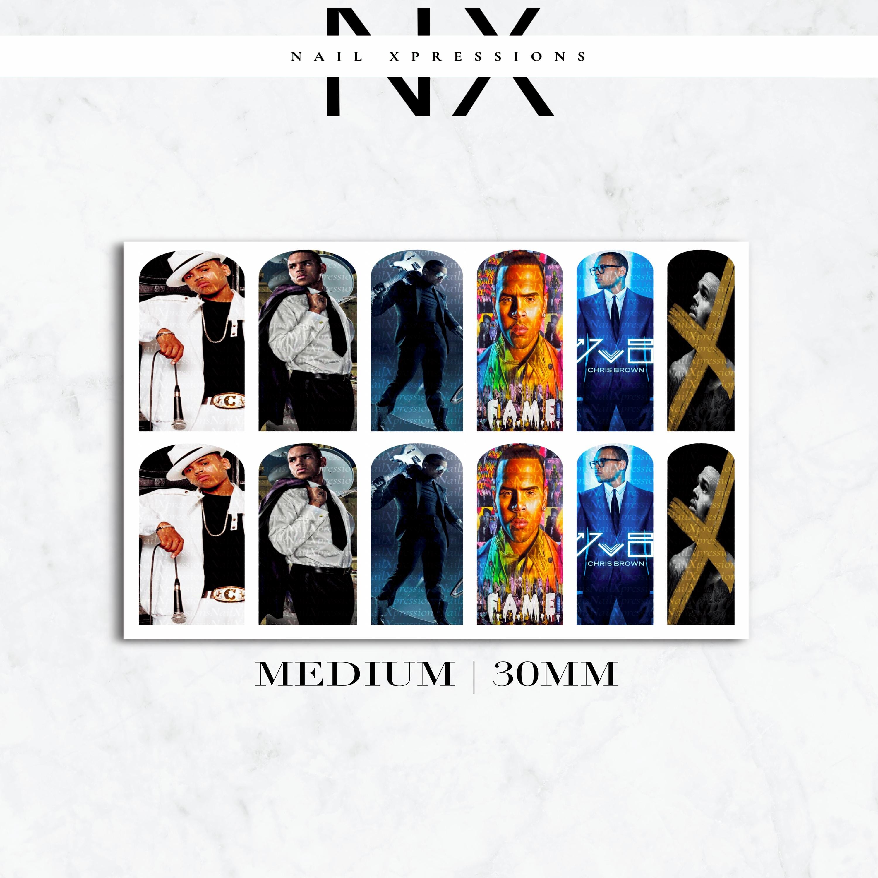 C. Brown Collective Nail Decals | Nail Art Water Transfer | Nail Wraps