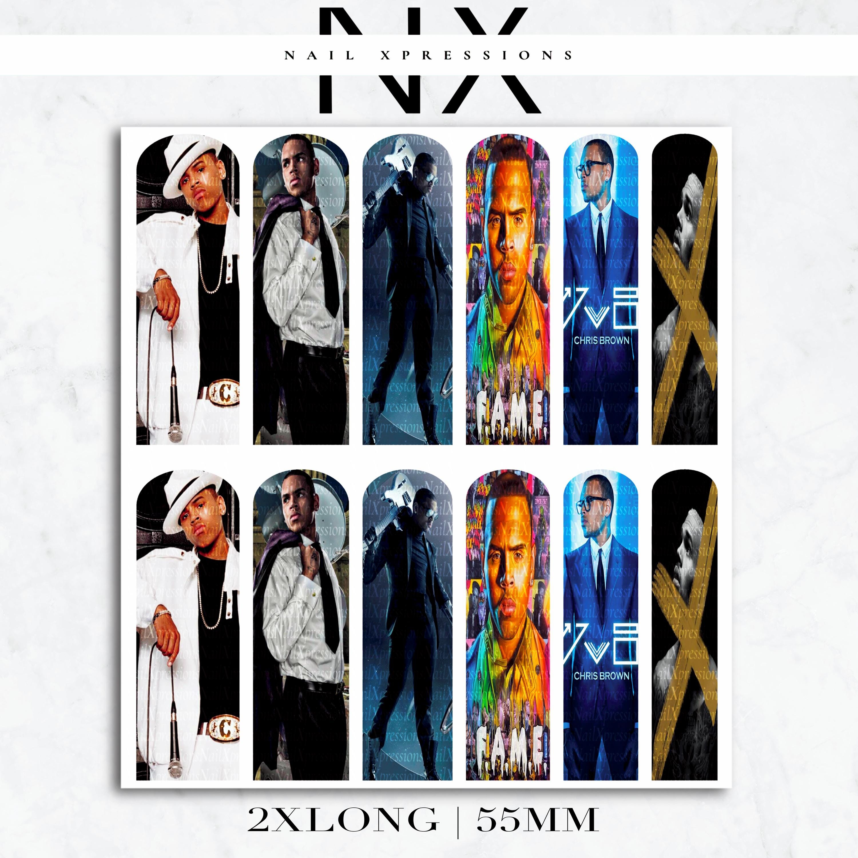 C. Brown Collective Nail Decals | Nail Art Water Transfer | Nail Wraps