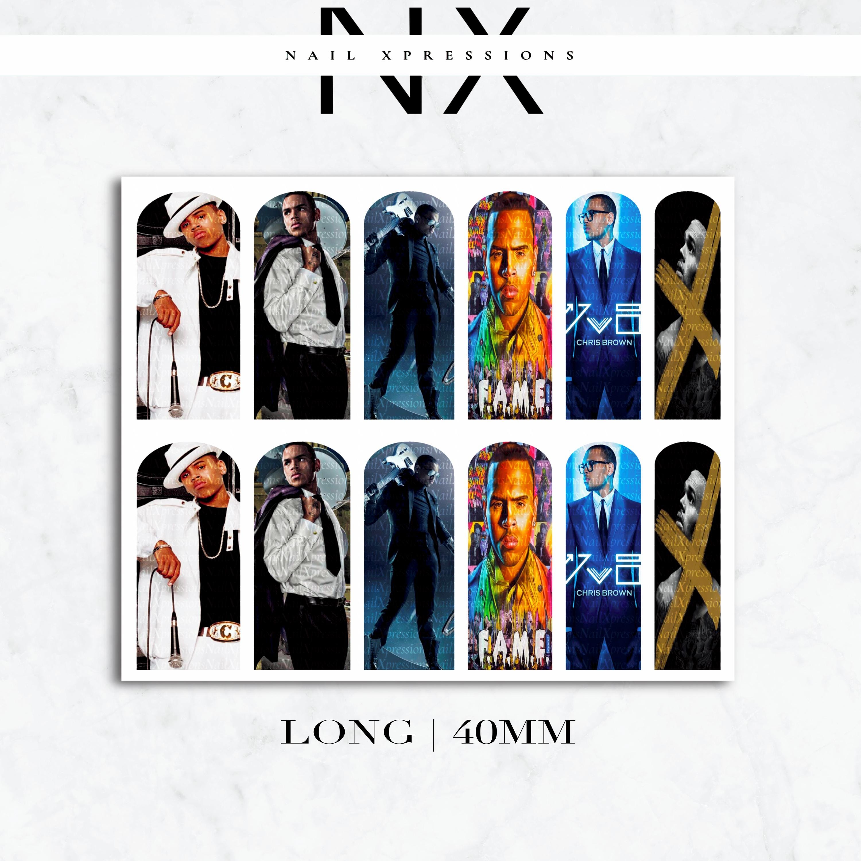 C. Brown Collective Nail Decals | Nail Art Water Transfer | Nail Wraps