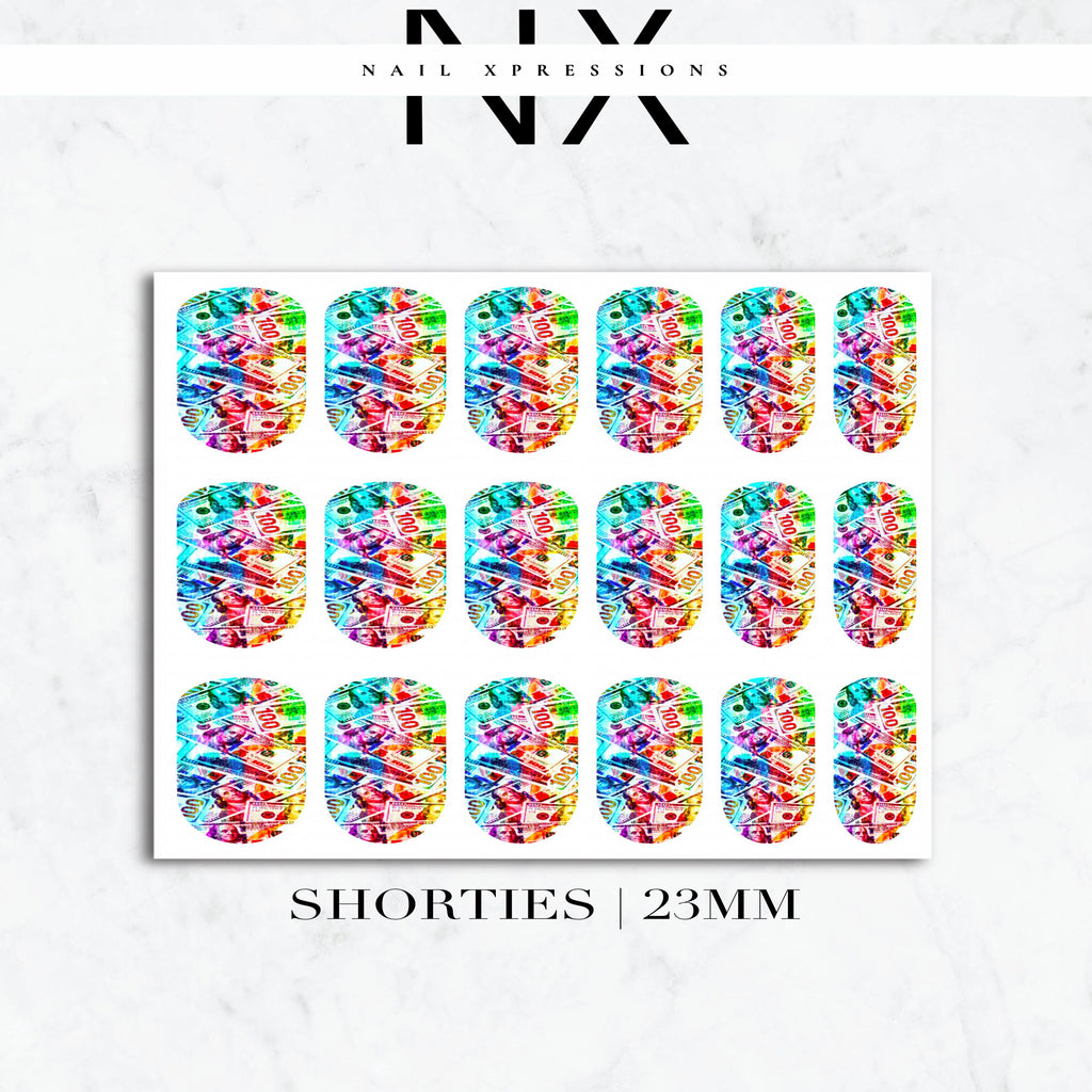 Money Nails Wrap Benjamins Nail Decals | Nail Art Water Transfer | Nail Wraps