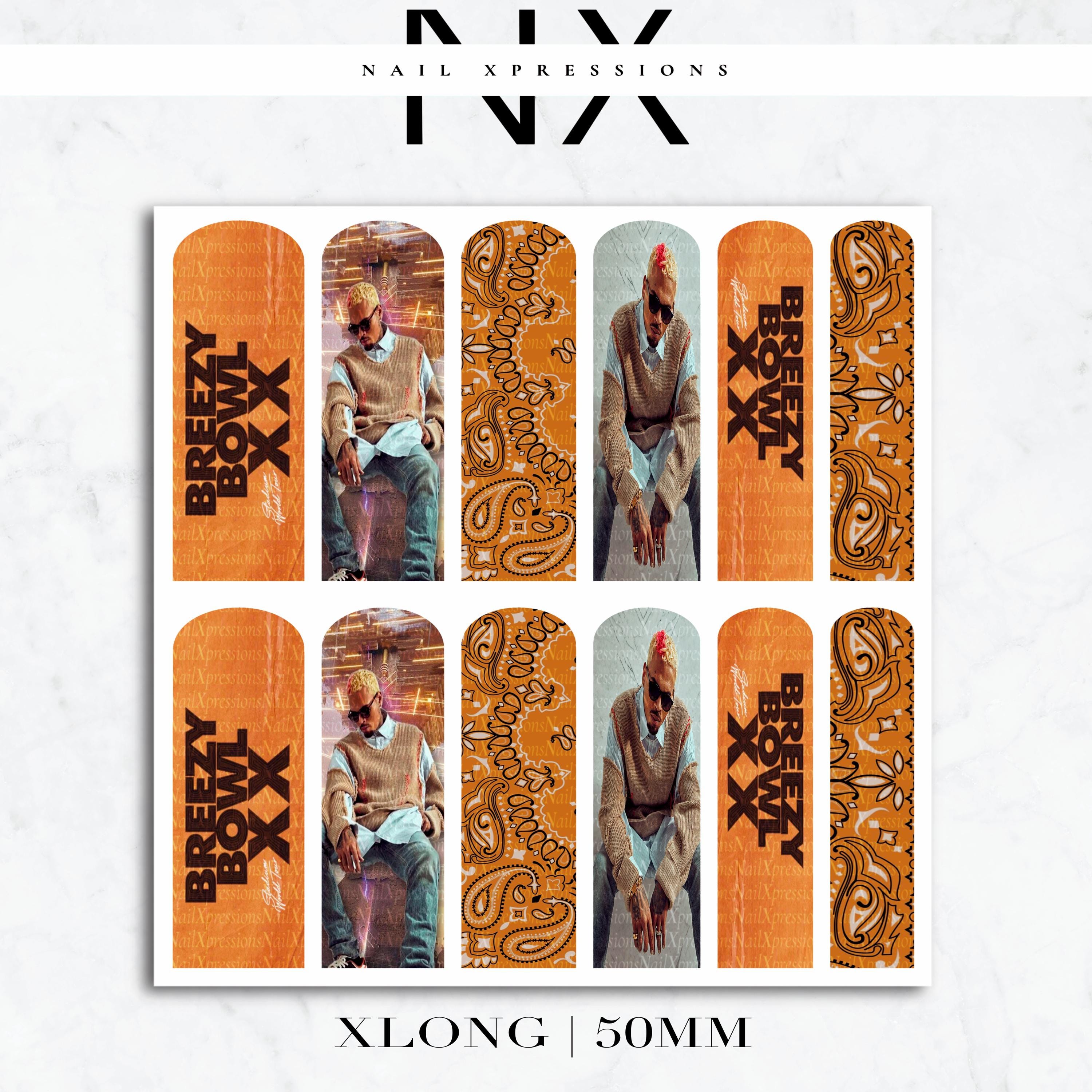 C. Breezy Nail Wraps | Nail Art Water Transfer | Nail Wraps
