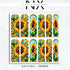 Stained Glass Sunflower Nail Decals | Nail Art Water Transfer | Nail Wraps