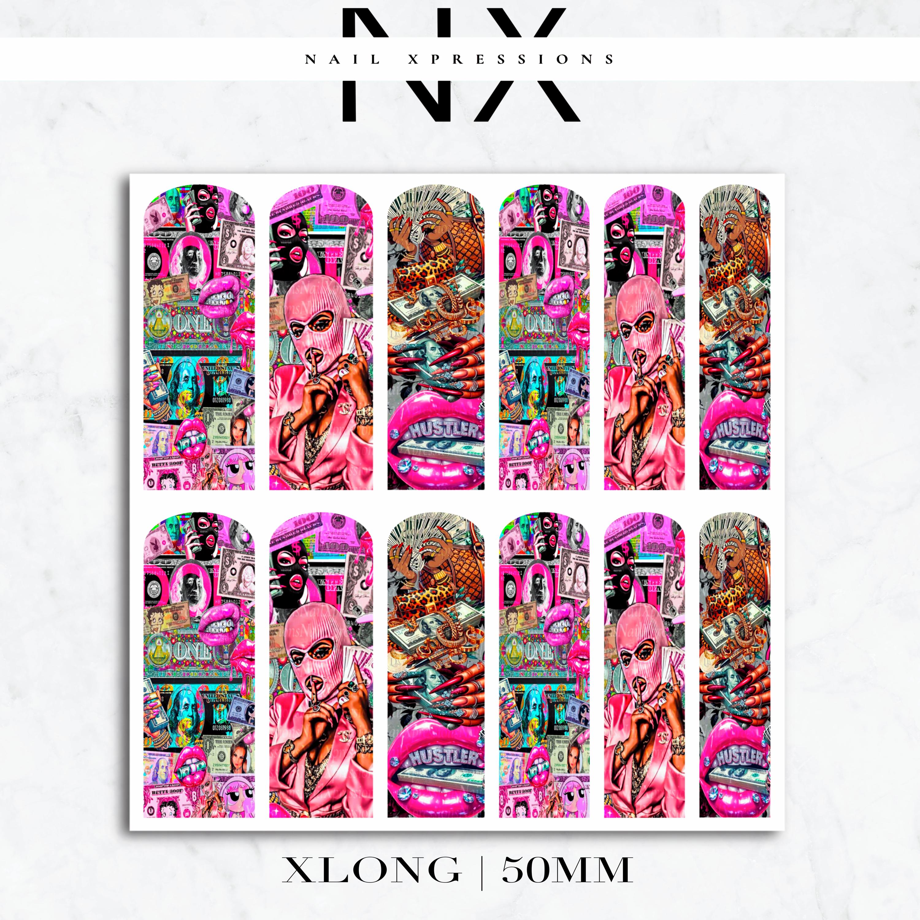Hustler Money Nail DecalsNail Decals | Nail Art Water Transfer | Nail Wraps