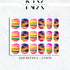 Tropical Beach Nail Decals | Nail Art Water Transfer | Nail Wraps