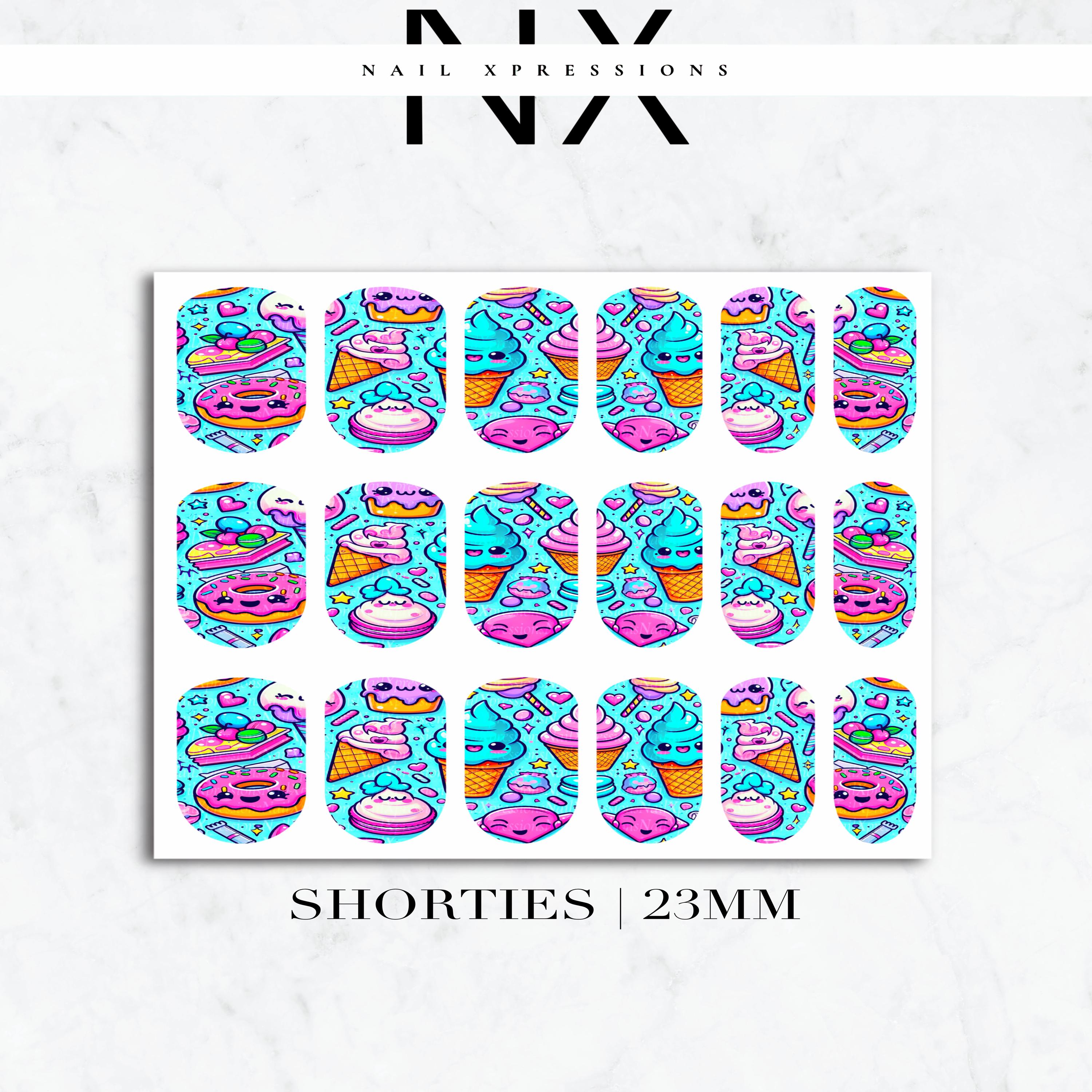 Kawaii Treats Nail Water Decals | Nail Art Water Transfer | Nail Wraps