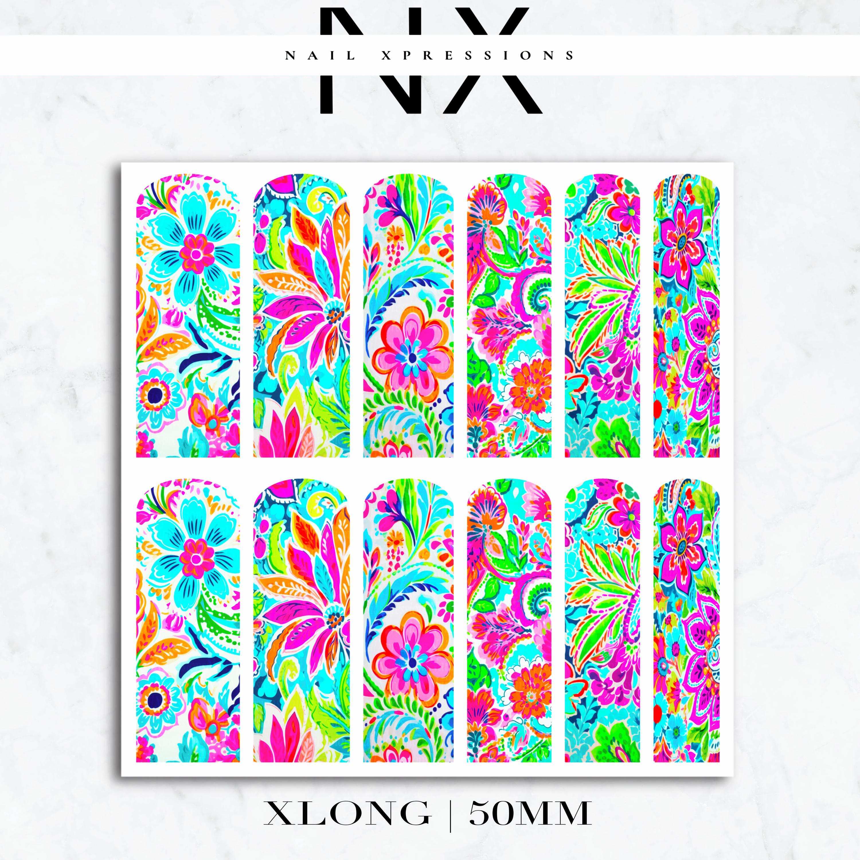 Paisley Bandana Nail Decals | Nail Art Water Transfer | Nail Wraps