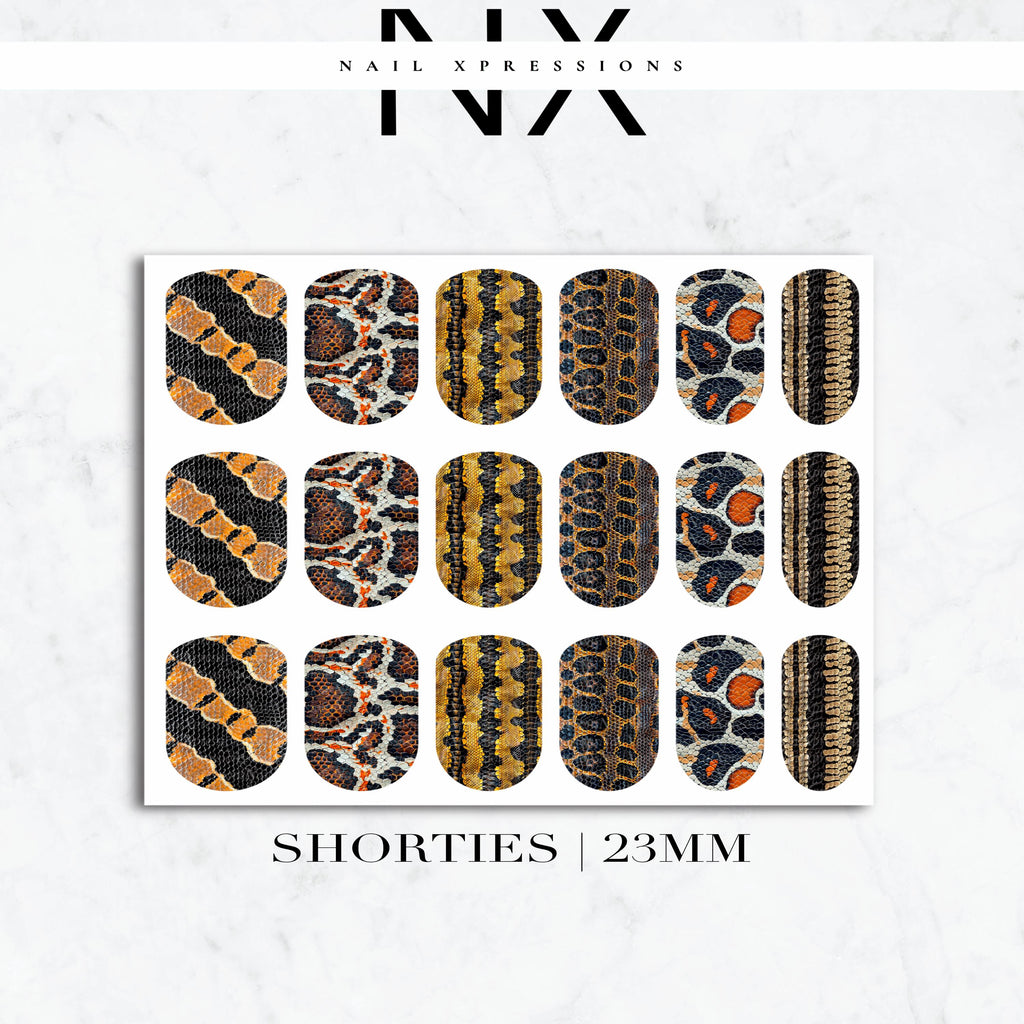 Snake Skin Mix Nail Decals | Nail Art Water Transfer | Nail Wraps
