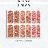 Rose Gold Flower Nail Decals | Nail Art Water Transfer | Nail Wraps