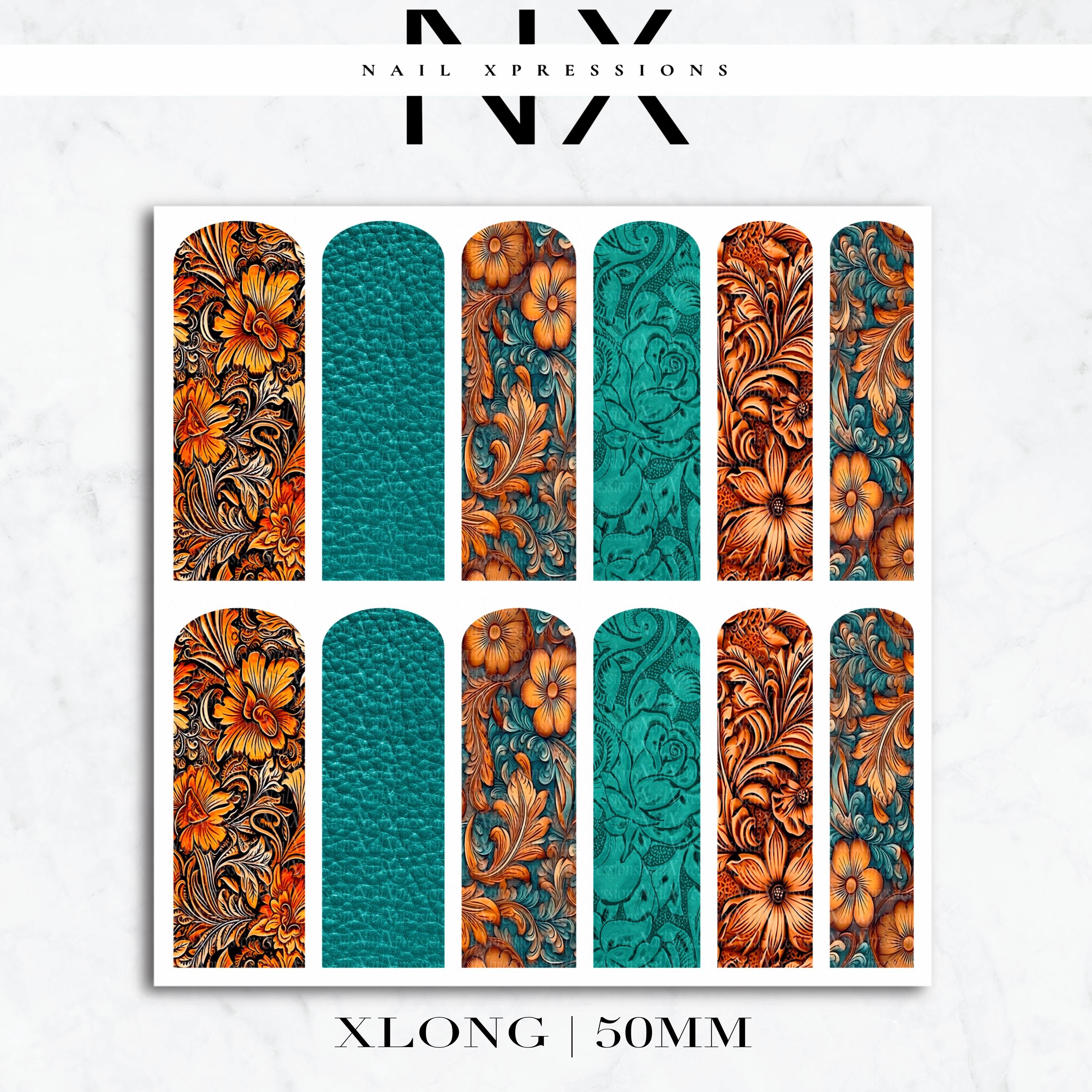 Country Texture Nail Decals | Nail Art Water Transfer | Nail Wraps