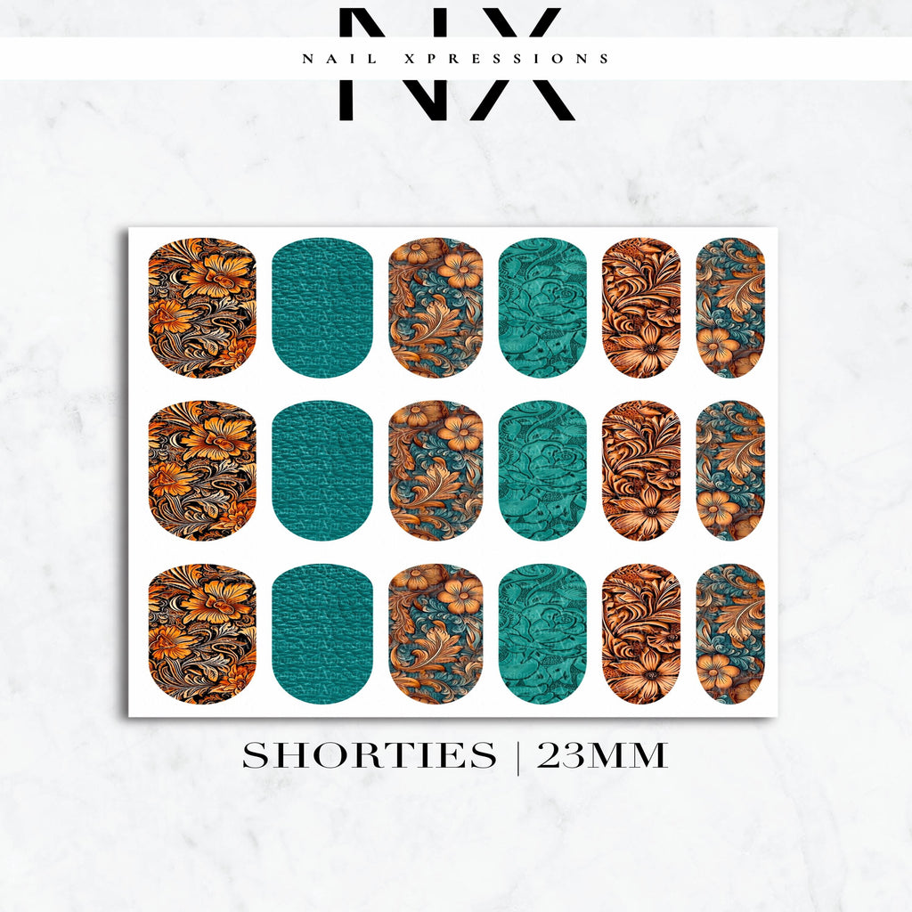 Country Texture Nail Decals | Nail Art Water Transfer | Nail Wraps