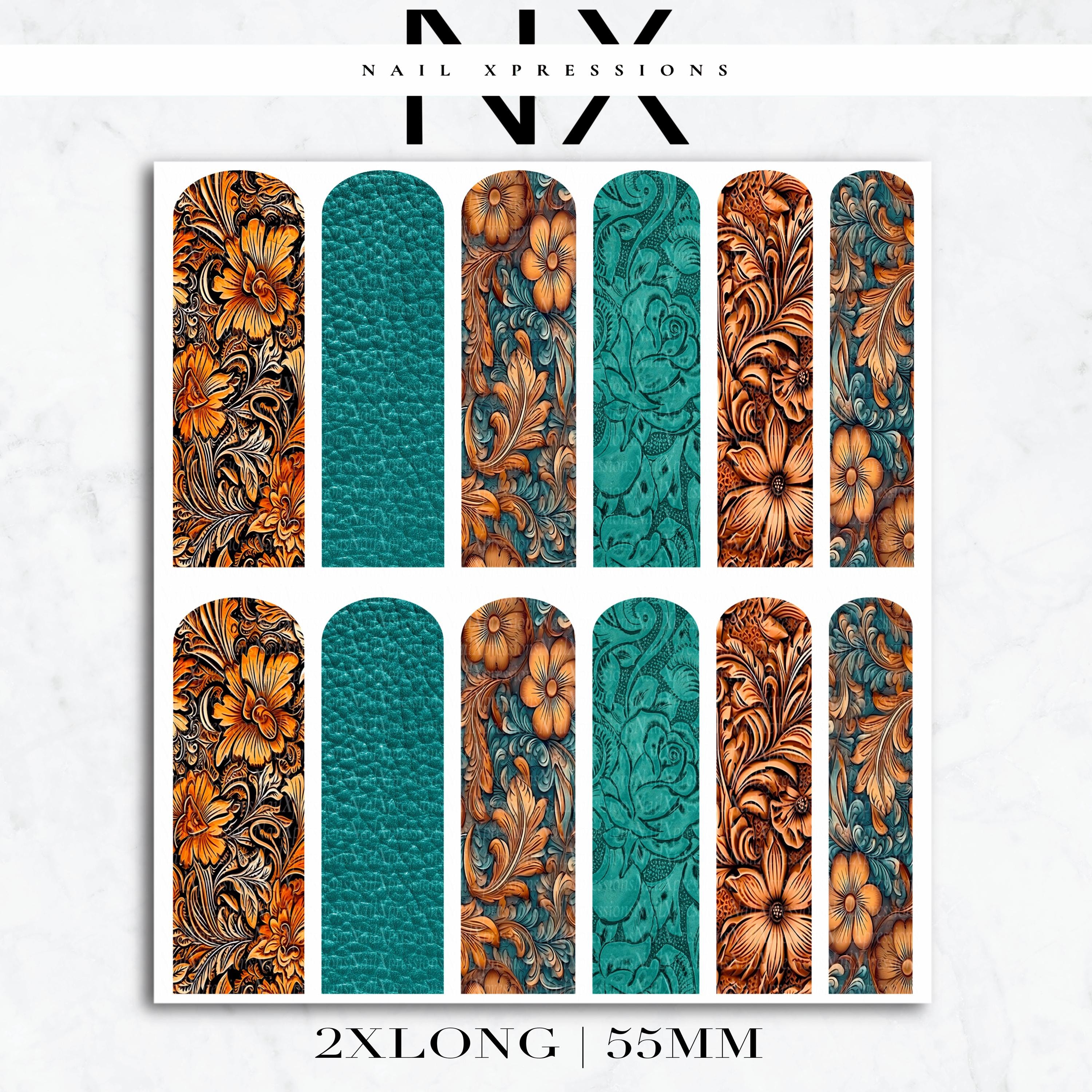 Country Texture Nail Decals | Nail Art Water Transfer | Nail Wraps