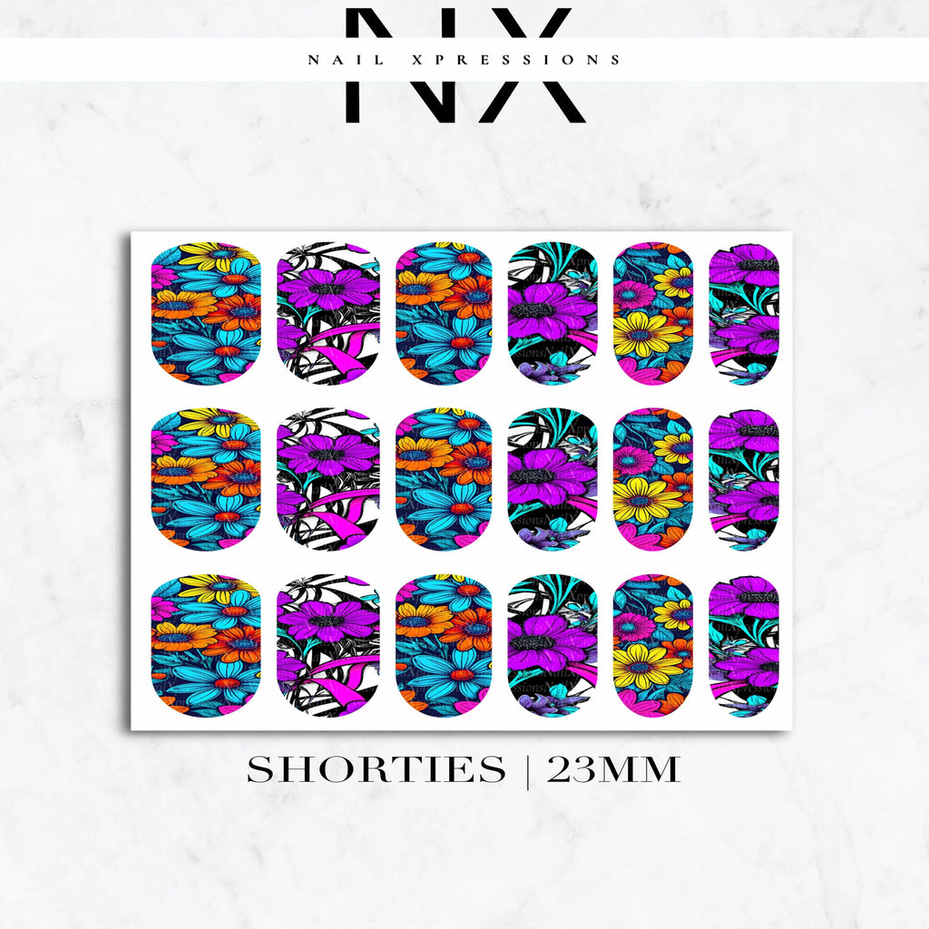 Floral Nail Decals | Nail Art Water Transfer | Nail Wraps