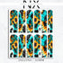 Turquoise Sunflower Nail Decals | Nail Art Water Transfer | Nail Wraps