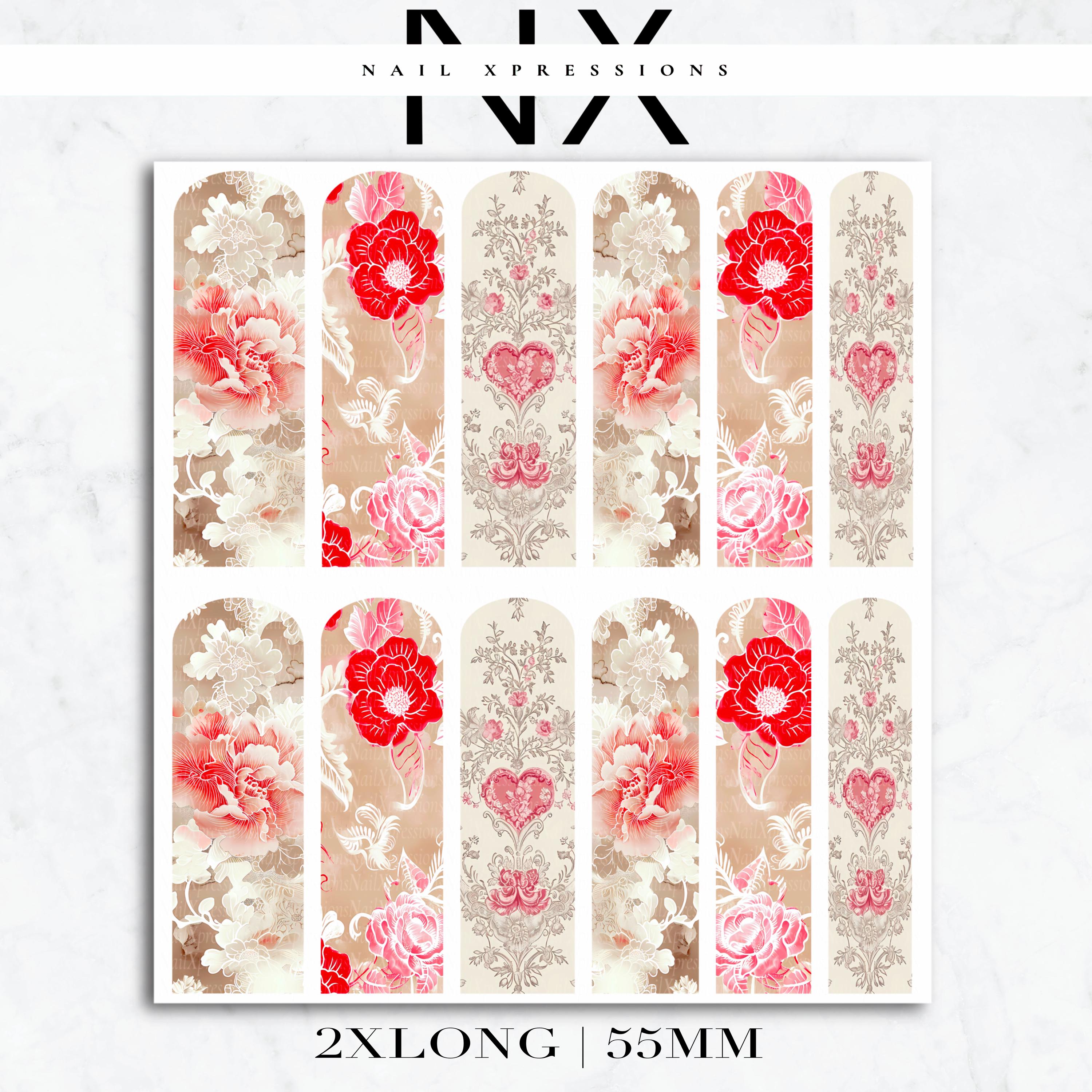 Sweet Chinoiserie Nail Decals | Nail Art Water Transfer | Nail Wraps