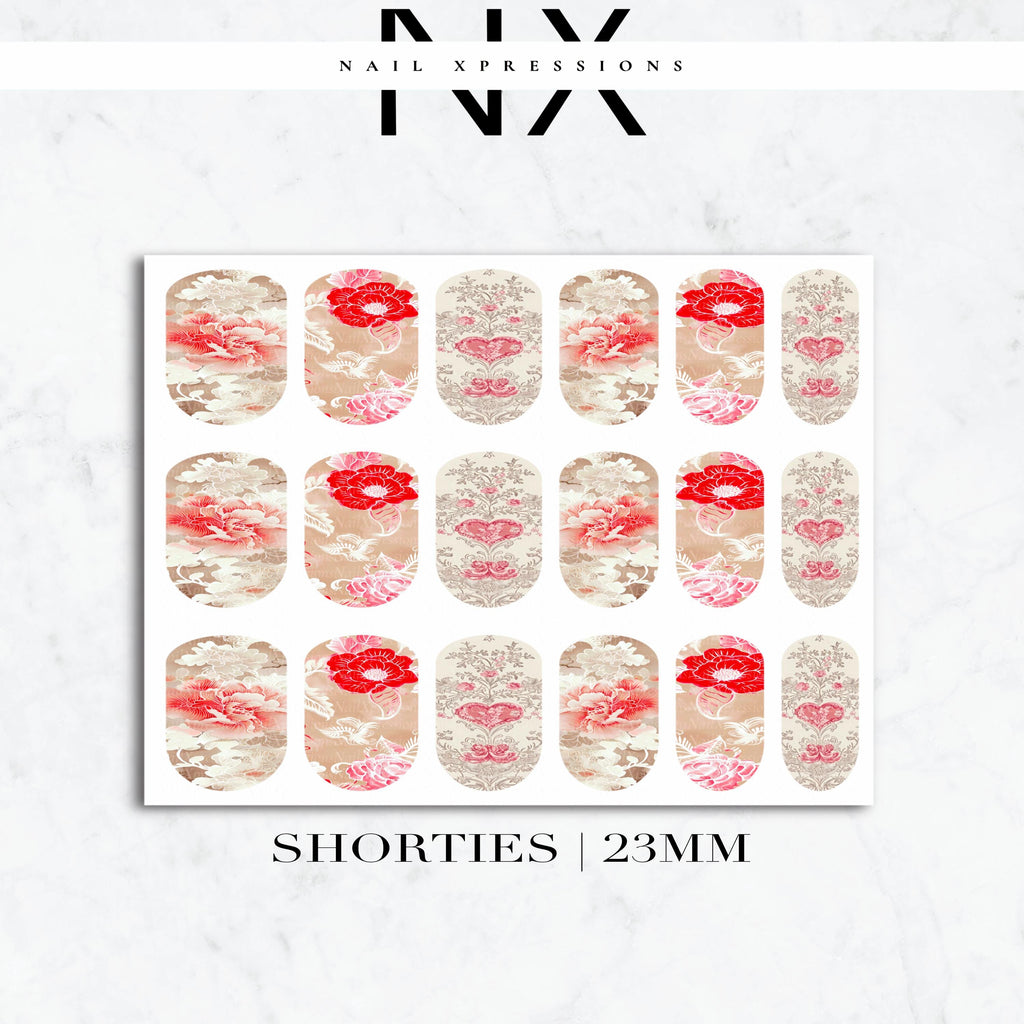 Sweet Chinoiserie Nail Decals | Nail Art Water Transfer | Nail Wraps