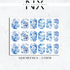 Toile De Jouy Nail Decals | Nail Art Water Transfer | Nail Wraps