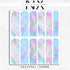 Snowflakes Nail Decals | Nail Art Water Transfer | Nail Wraps