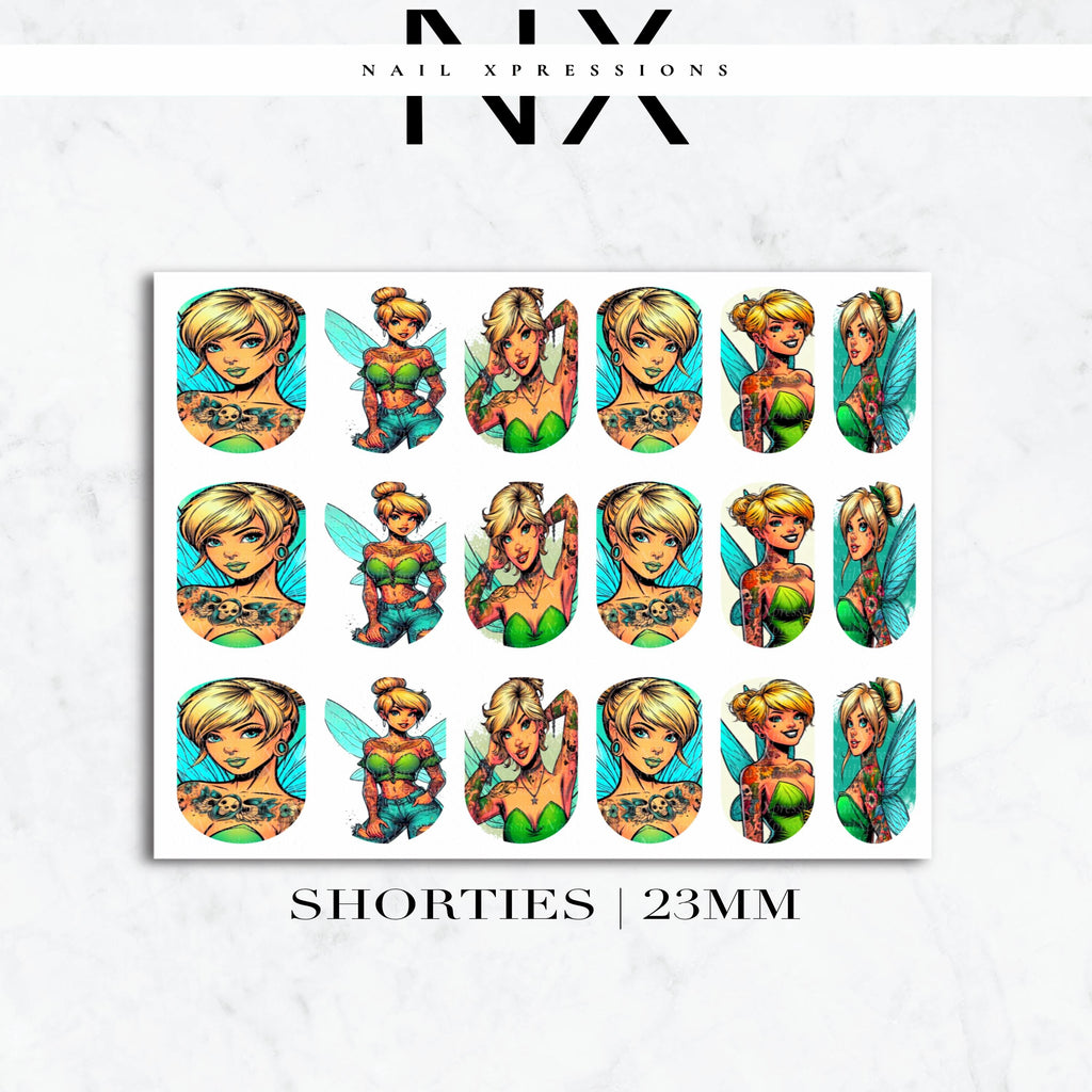 Sweet Fairy Nail Decals | Nail Art Water Transfer | Nail Wraps