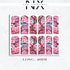 Stained Glass Cherry Blossom Nail Decals | Nail Art Water Transfer | Nail Wraps