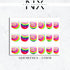 Ombré Tye Dye Nail Decals | Nail Art Water Transfer | Nail Wraps