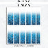 Ombré Jean Bandana Paisley Nail Decals | Nail Art Water Transfer | Nail Wraps
