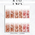 Ombré Rose Gold Flower Nail Decals | Nail Art Water Transfer | Nail Wraps