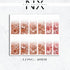 Ombré Rose Gold Flower Nail Decals | Nail Art Water Transfer | Nail Wraps