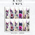 Web and Roses French Nail Decals | Nail Art Water Transfer | Nail Wraps