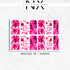 Pink Fall, Poinsettias & Autumn Leave Nail Decals | Nail Art Water Transfer | Nail Wraps