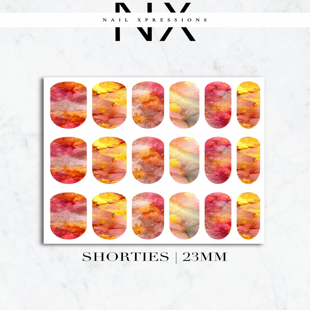 Marble Fall Nail Decals | Nail Art Water Transfer | Nail Wraps