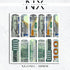 Benjamin Bill Nail Decals | Nail Art Water Transfer | Nail Wraps