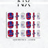 Buffalo Bills Football Nail Art | Waterslide Nail Wraps | Football Nail Designs