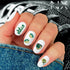Bulls Football Nail Art | Football Nail Stickers or Nail Water Decals