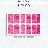 Pink Glitter Hundreds Nail Decals | Nail Art Water Transfer | Nail Wraps