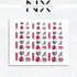 Crimson Tide Football Nail Art | Football Nail Stickers or Nail Water Decals