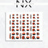 Cincinnati Bengals Football Nail Art | Football Nail Stickers or Nail Water Decals