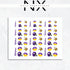 Minnesota Vikings Football Nail Art | Football Nail Stickers or Nail Water Decals