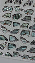 Burnt Money Nail Sticker | Money Nail Art | Money Nail Stckerd | Money Nails | Burnt Money Pieces Sticker | Nail Stickers